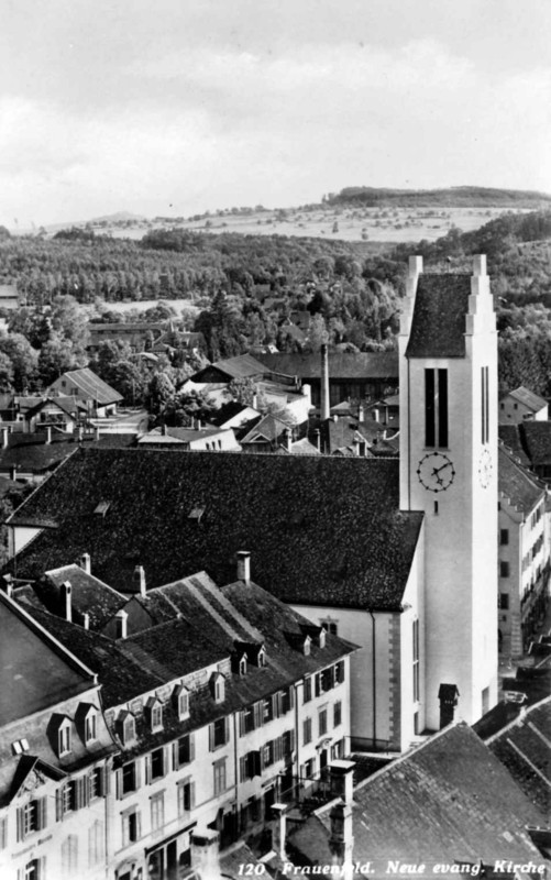 Frauenfeld evang Kirche um 1930