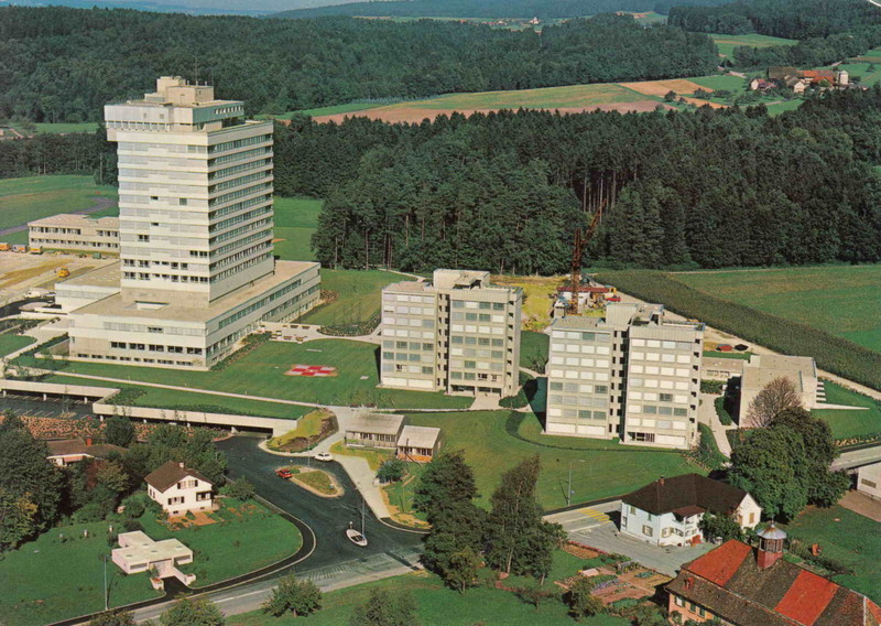 Frauenfeld neues Spital Trmlihaus Flugaufnahme