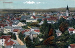 Frauenfeld vom Kantonsschulturm vor 1914 schlecht koloriert