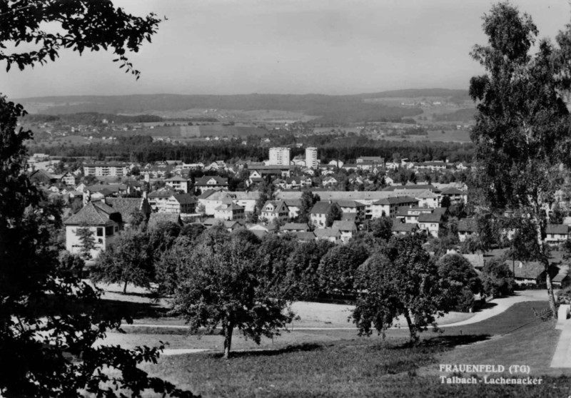 Frauenfeld von Nikolaus-Kapelle Anf Sechziger-Jahre