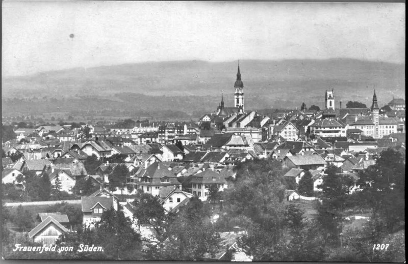 Frauenfeld von Sden um 1915