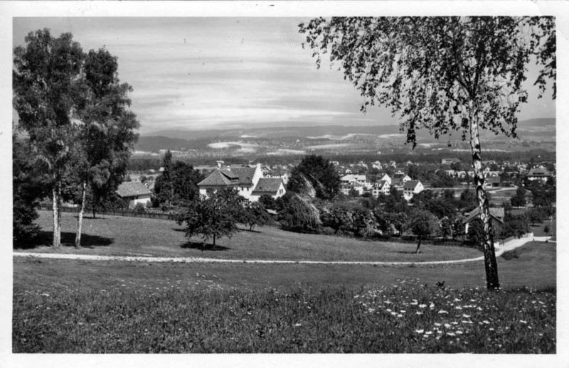 Frauenfeld von der Gerlikonerstrasse um 1940